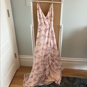 Floral Pink Maxi Dress